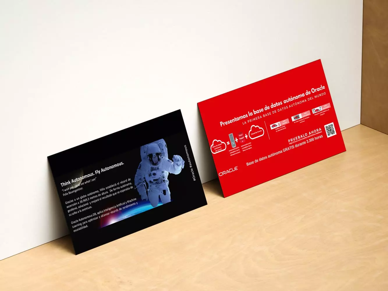Proyectos de Marketing Campaña promocional para Oracle